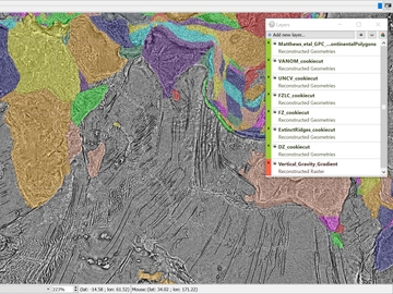 screenshot image thumbnail for  Vertical Gravity Gradient and Seafloor Fabric